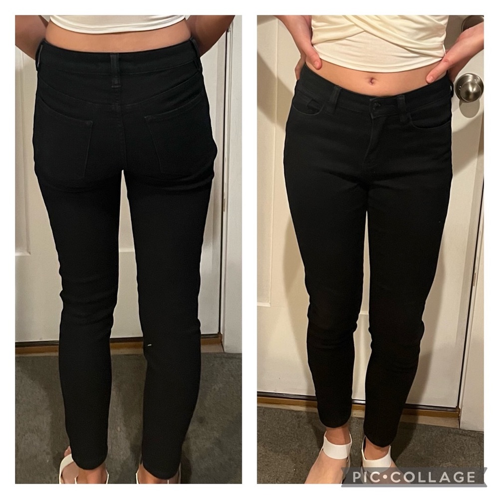 Vervet black skinny jeans, size 26